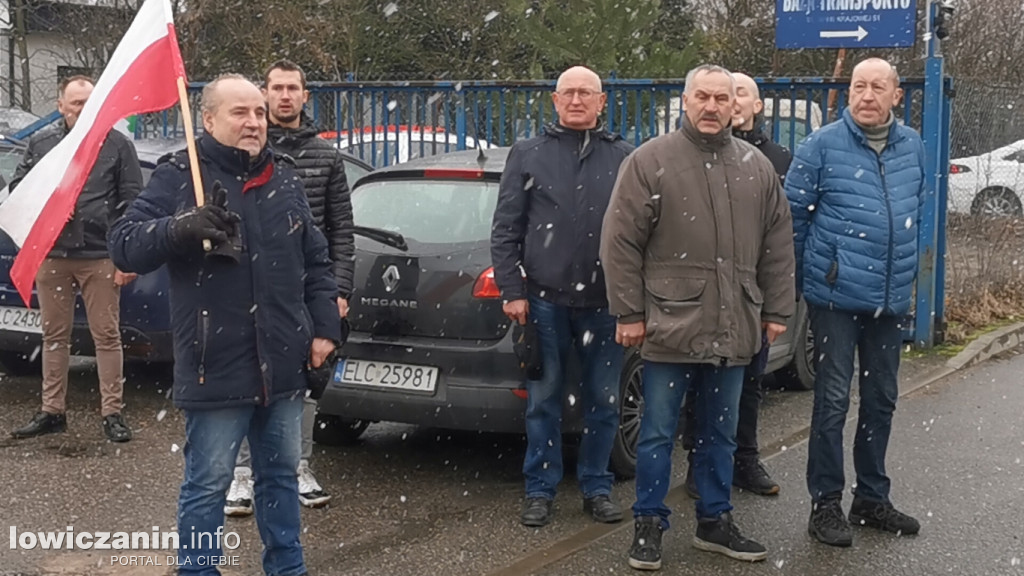 Protest rolników w Łowiczu.