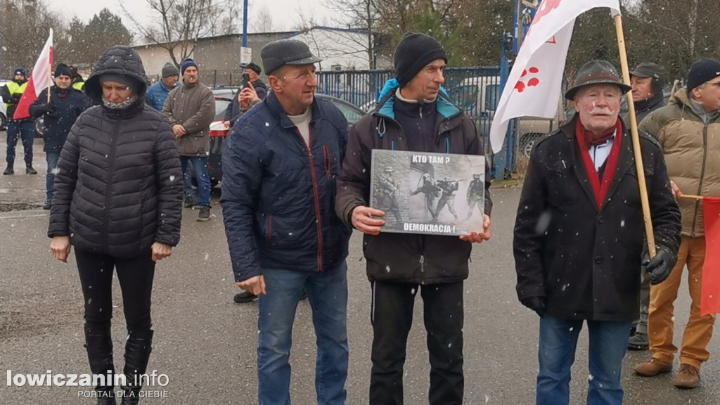 Protest rolników w Łowiczu.