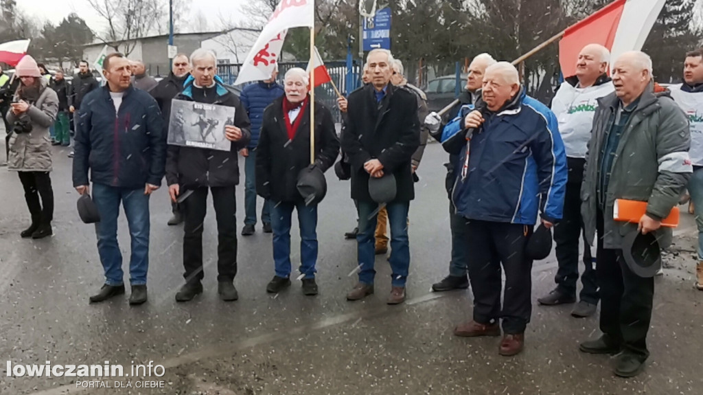 Protest rolników w Łowiczu.
