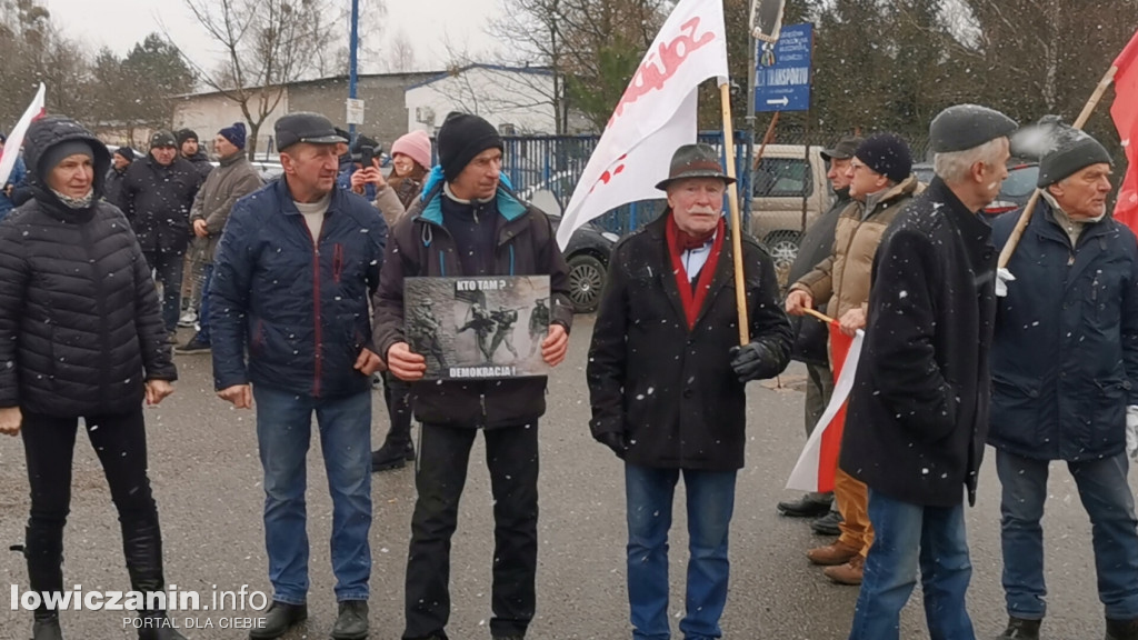 Protest rolników w Łowiczu.