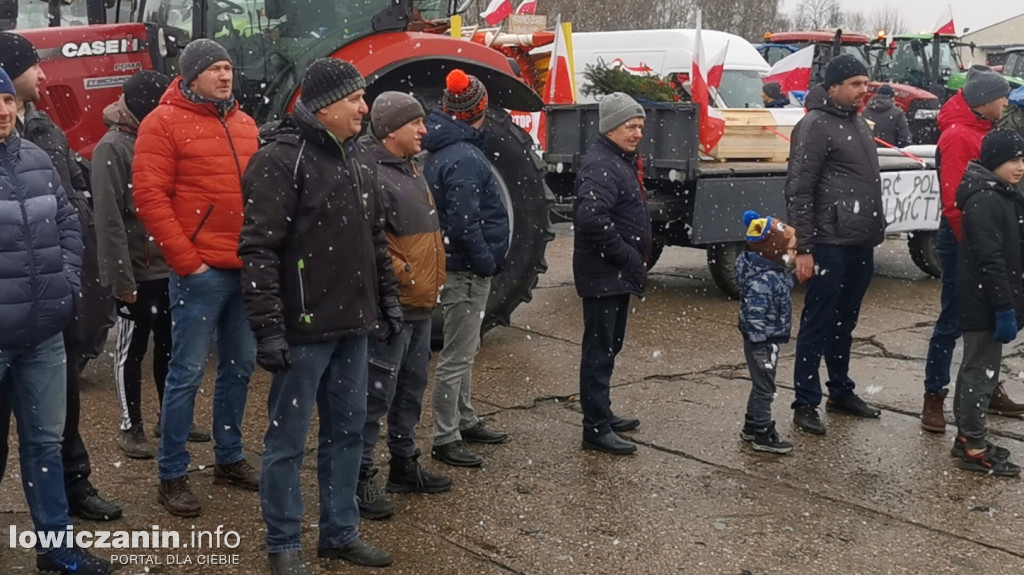Protest rolników w Łowiczu.