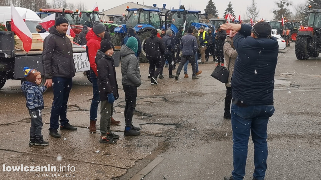 Protest rolników w Łowiczu.