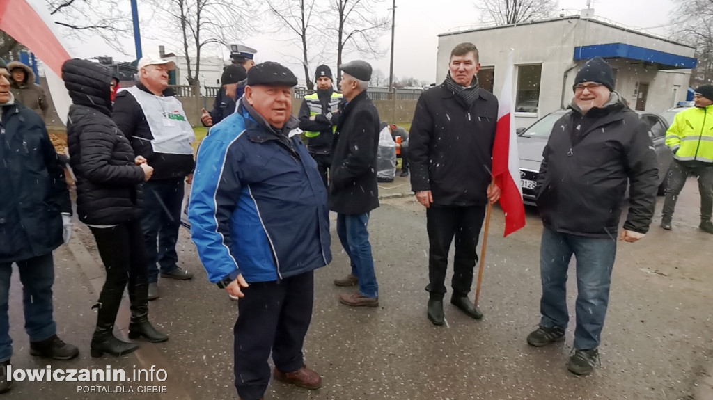Protest rolników w Łowiczu.