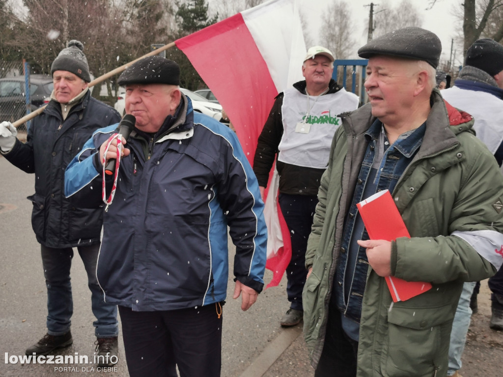 Protest rolników w Łowiczu.