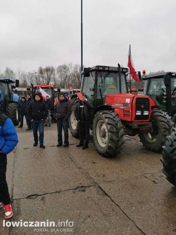 Protest rolników w Łowiczu.