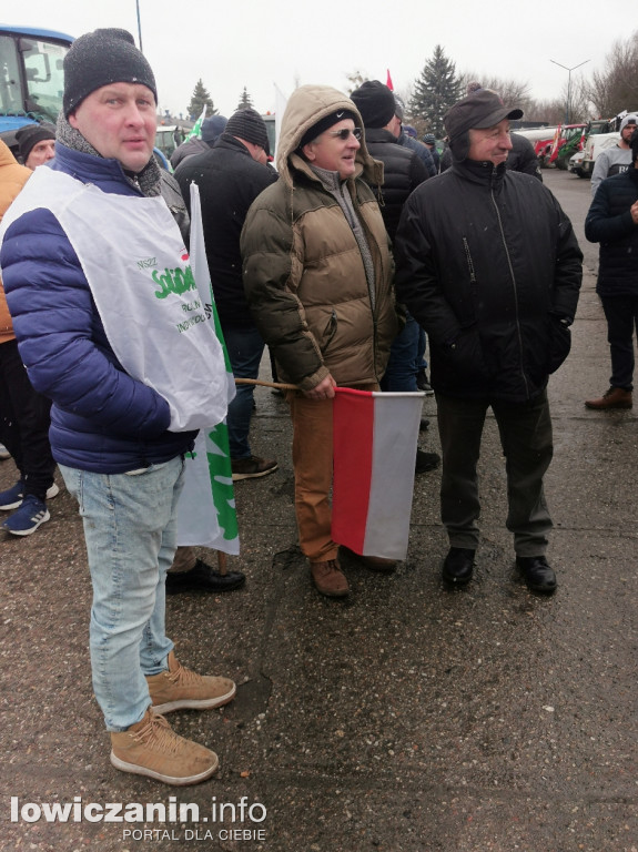 Protest rolników w Łowiczu.