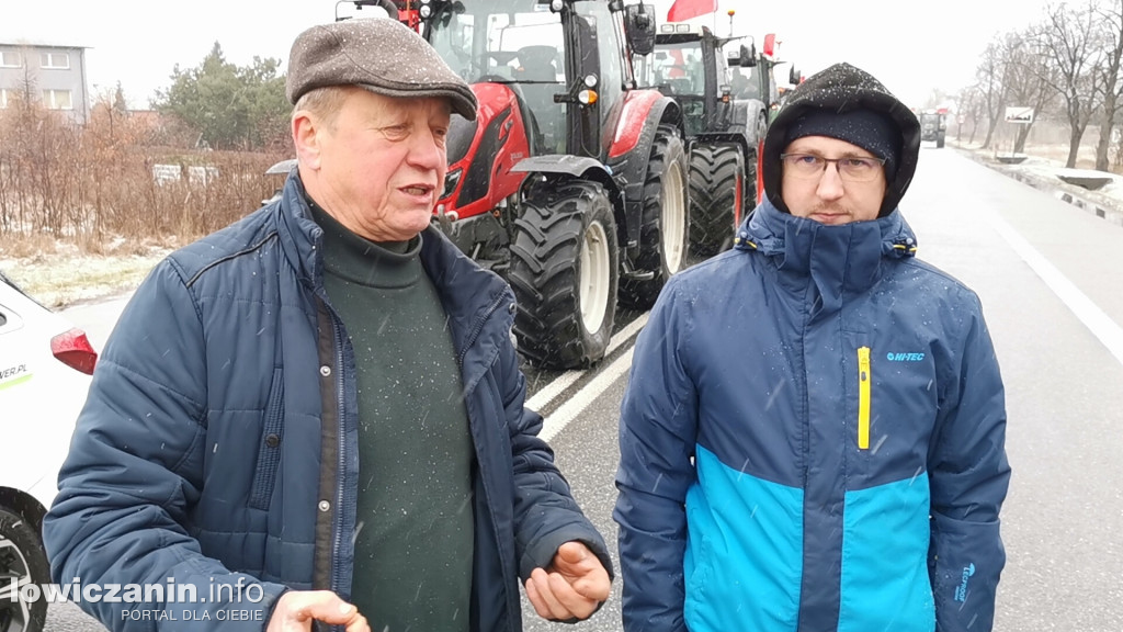Protest rolników w Łowiczu.