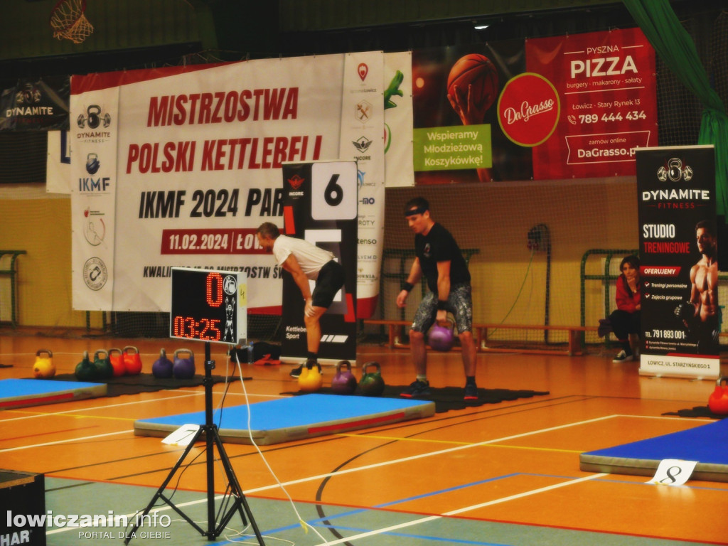Kettlebell w hali OSiR w Łowiczu