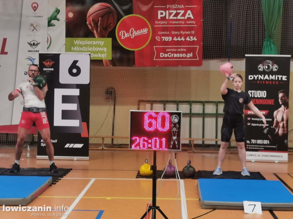 Kettlebell w hali OSiR w Łowiczu