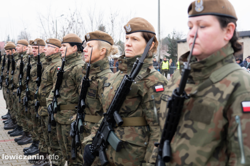Pierwsza przysięga wojskowa w 2024 w Strykowie