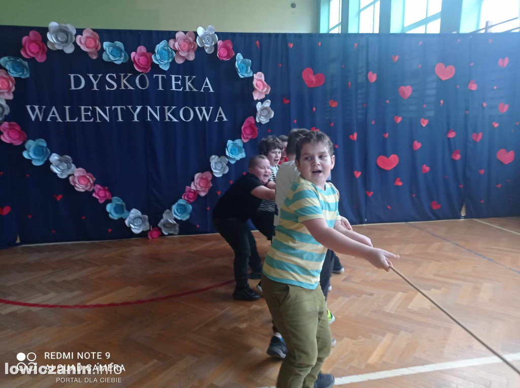 Zabawa walentynkowa w Szkole Podstawowej w Mastkach