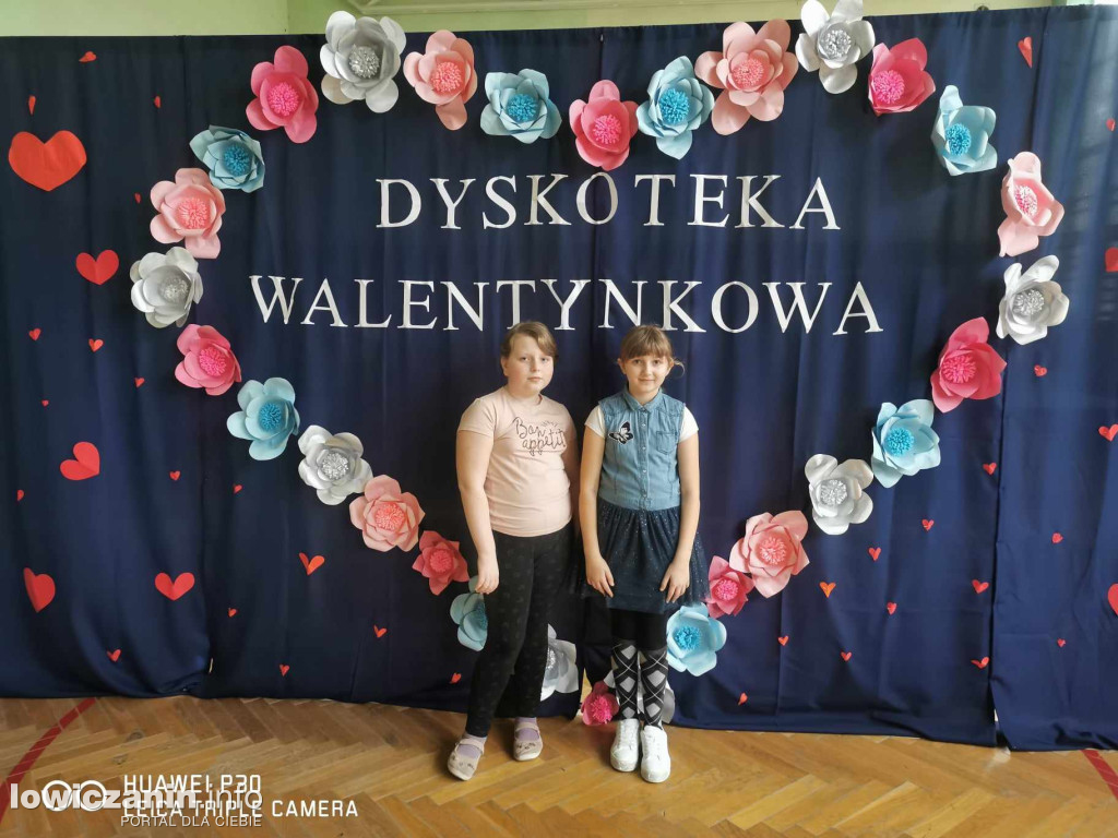 Zabawa walentynkowa w Szkole Podstawowej w Mastkach