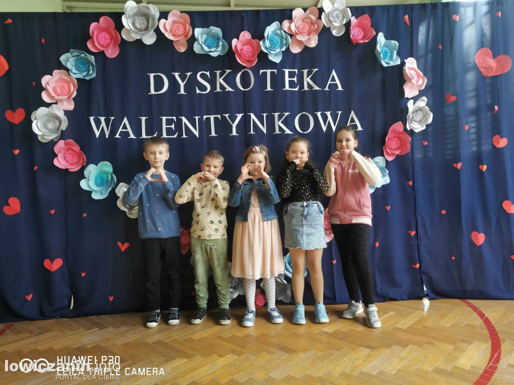 Zabawa walentynkowa w Szkole Podstawowej w Mastkach
