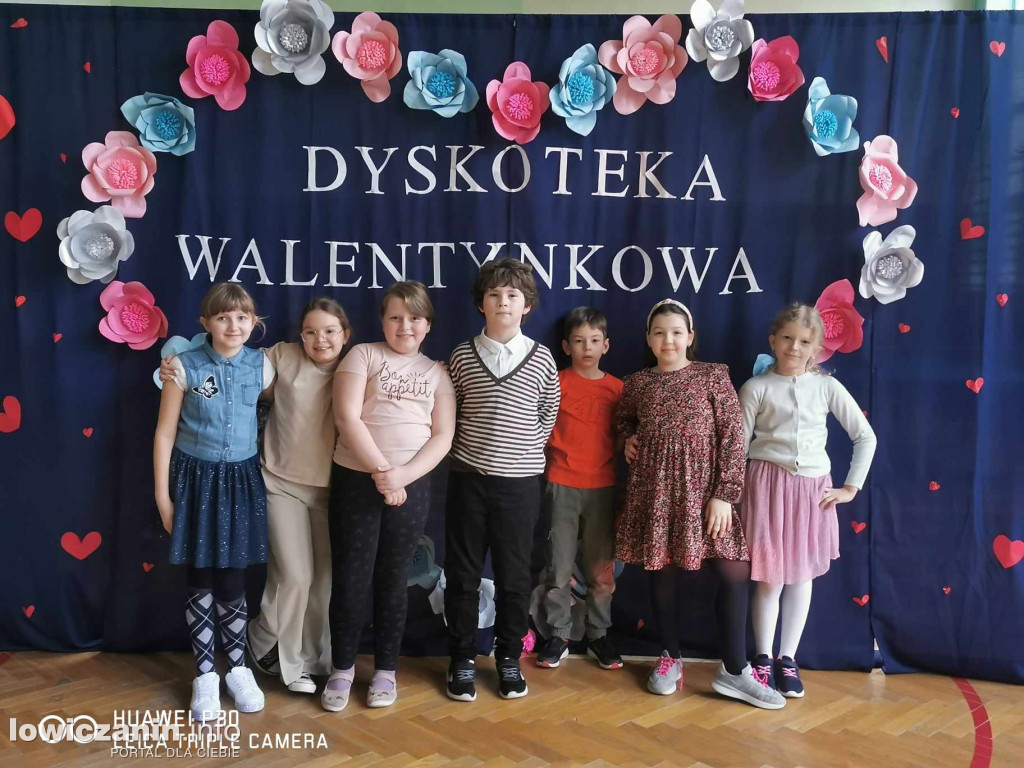 Zabawa walentynkowa w Szkole Podstawowej w Mastkach