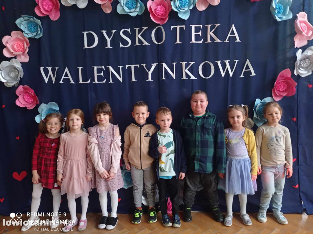 Zabawa walentynkowa w Szkole Podstawowej w Mastkach