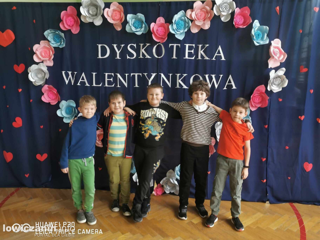 Zabawa walentynkowa w Szkole Podstawowej w Mastkach