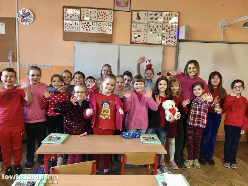 Walentynki w SP1 w Łowiczu, fot. SP1 w Łowiczu
