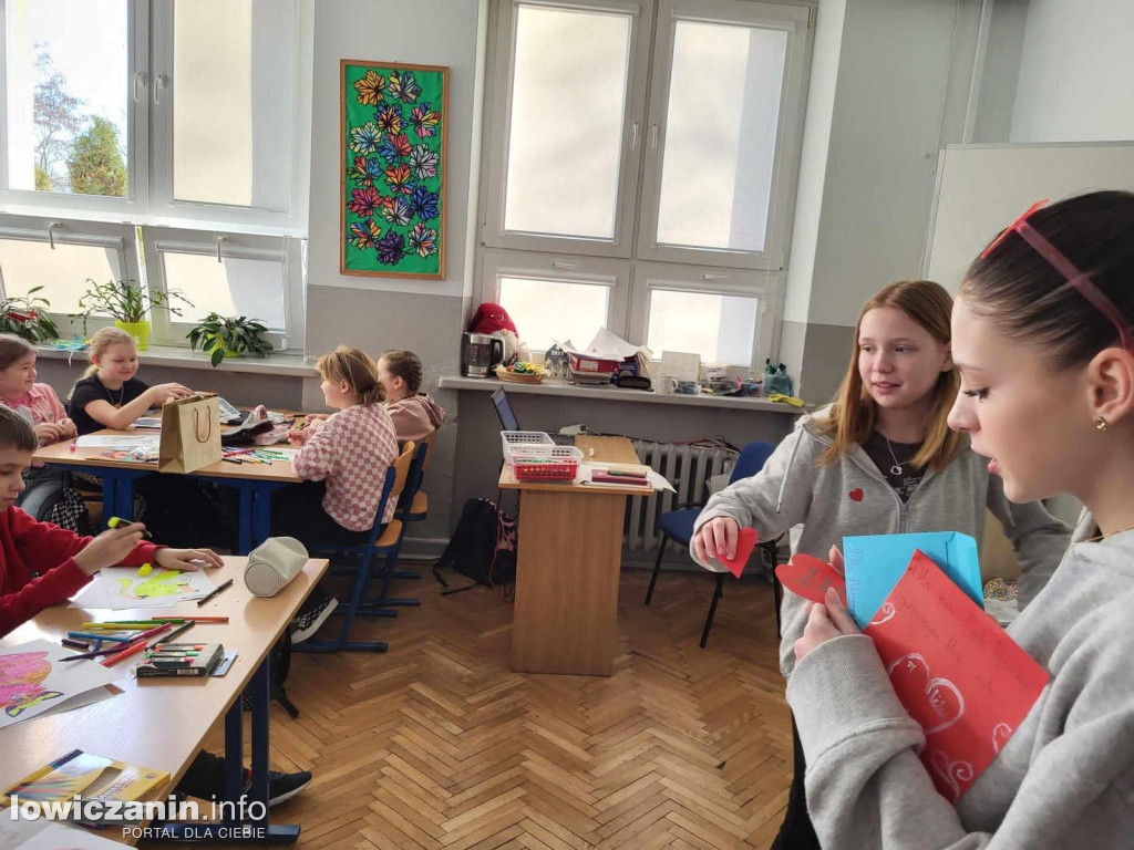 Walentynki w SP1 w Łowiczu, fot. SP1 w Łowiczu
