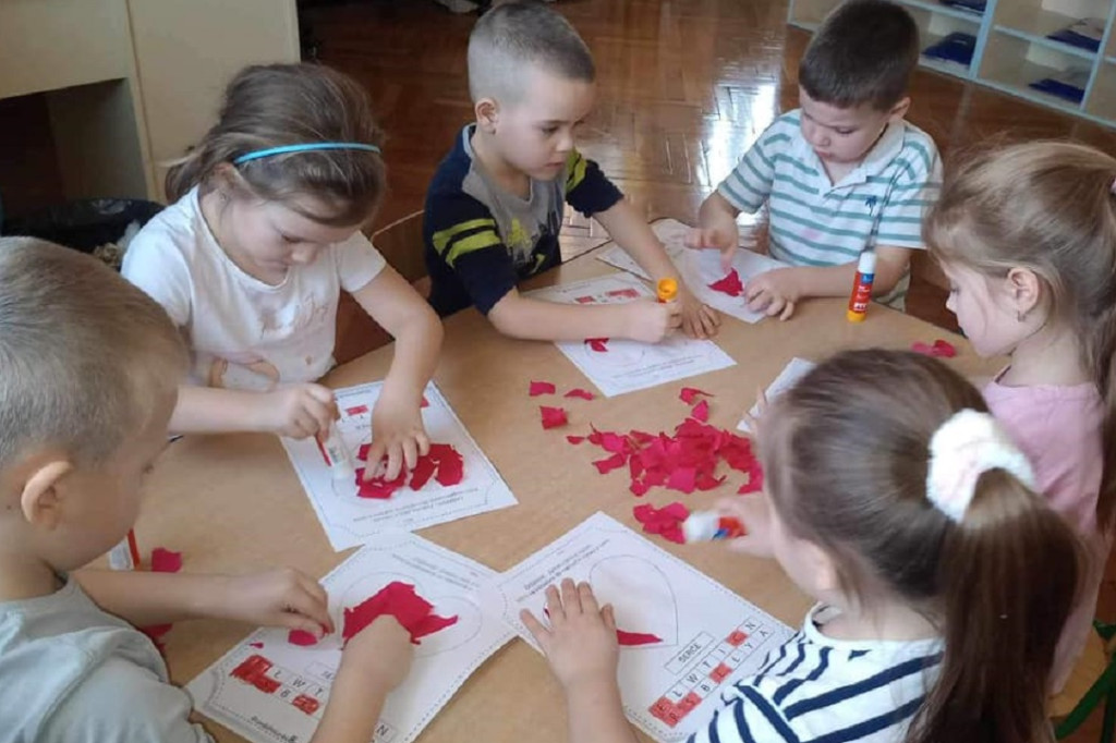Walentynki w Przedszkolu ,,Pszczółka Maja