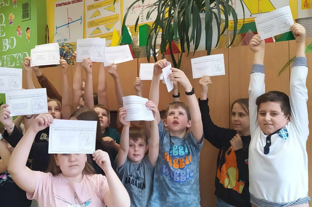 Kocierzew. Matematyczne walentynki w szkole