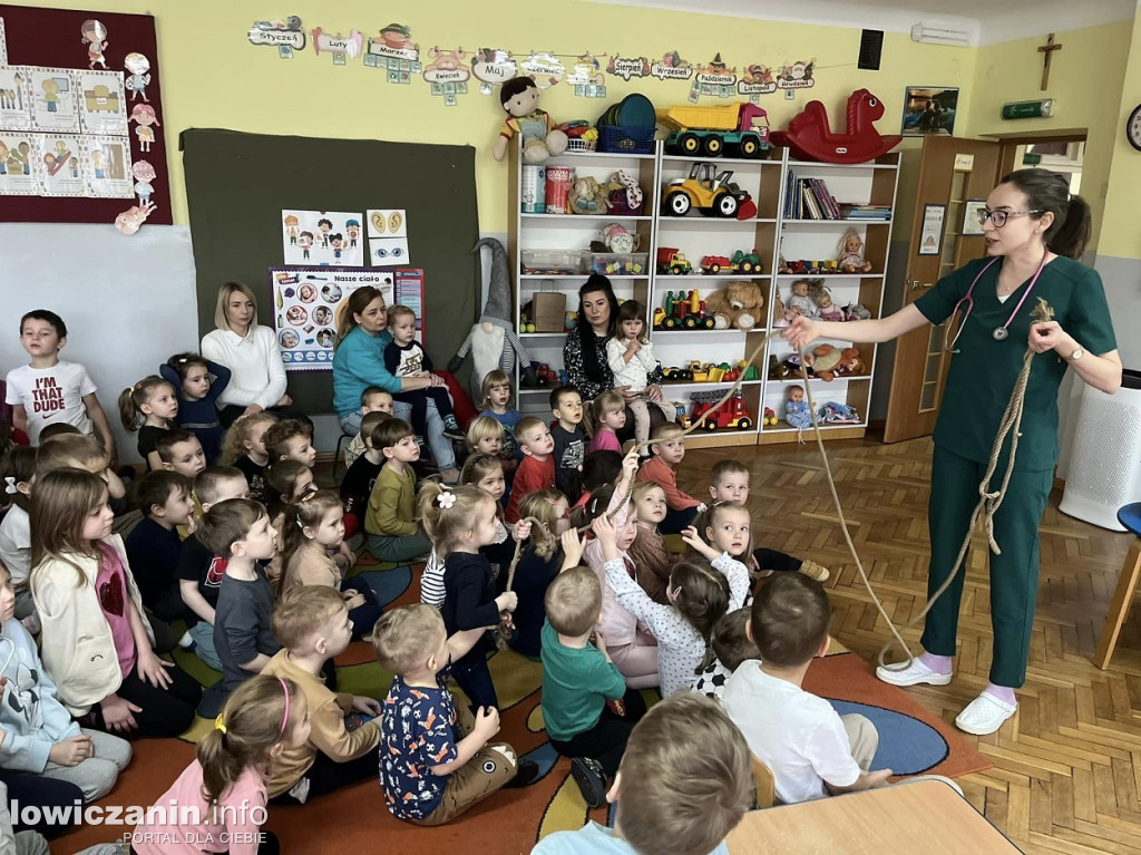 Spotkanie z doktor Agnieszką Wasilewską w Przedszkolu nr 3