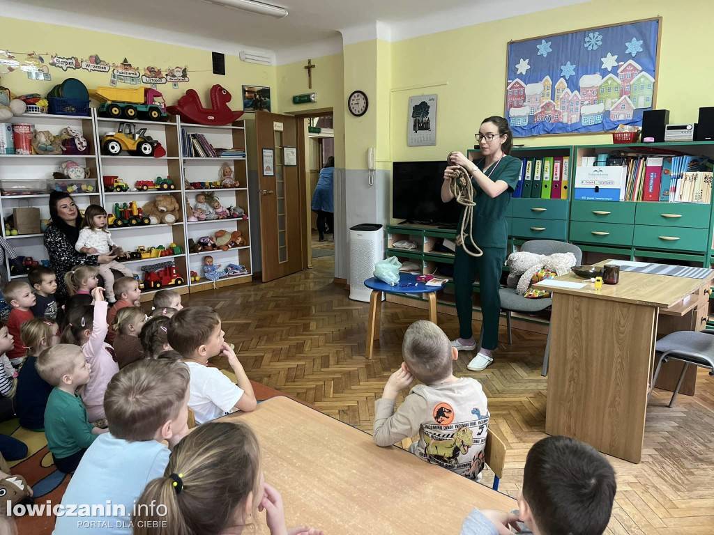 Spotkanie z doktor Agnieszką Wasilewską w Przedszkolu nr 3