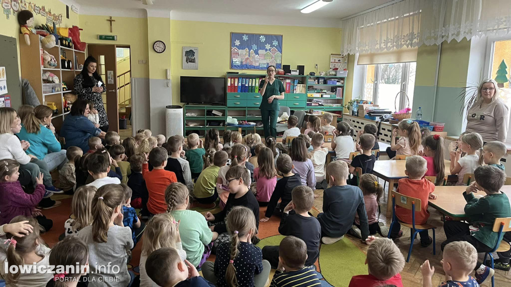 Spotkanie z doktor Agnieszką Wasilewską w Przedszkolu nr 3