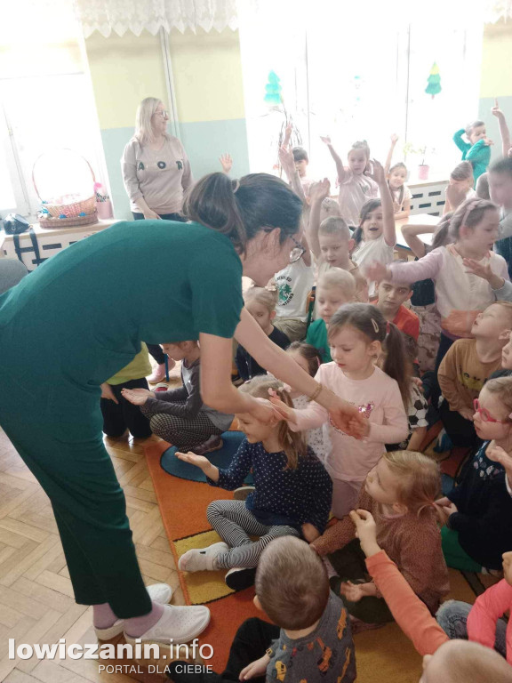Spotkanie z doktor Agnieszką Wasilewską w Przedszkolu nr 3