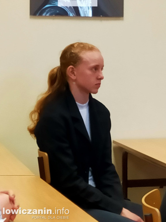 Uczennica SP 3 Dominika Nowak - próbowała swoich sił