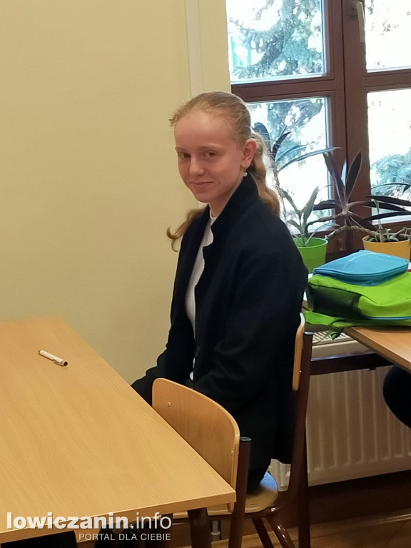 Uczennica SP 3 Dominika Nowak - próbowała swoich sił