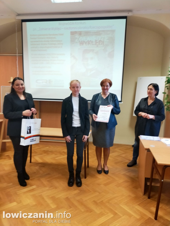 Uczennica SP 3 Dominika Nowak - próbowała swoich sił