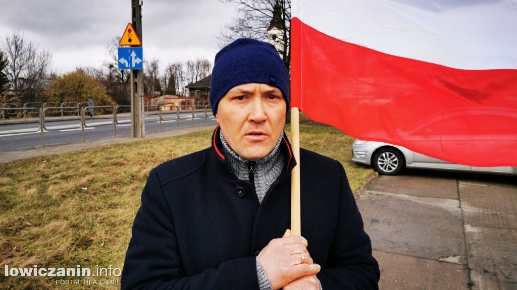 Protest rolników w Strykowie