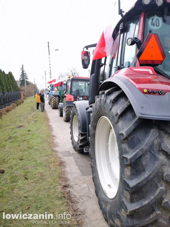 Protest rolników w Strykowie