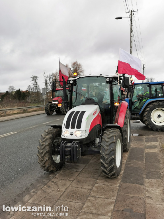 Protest rolników w Strykowie
