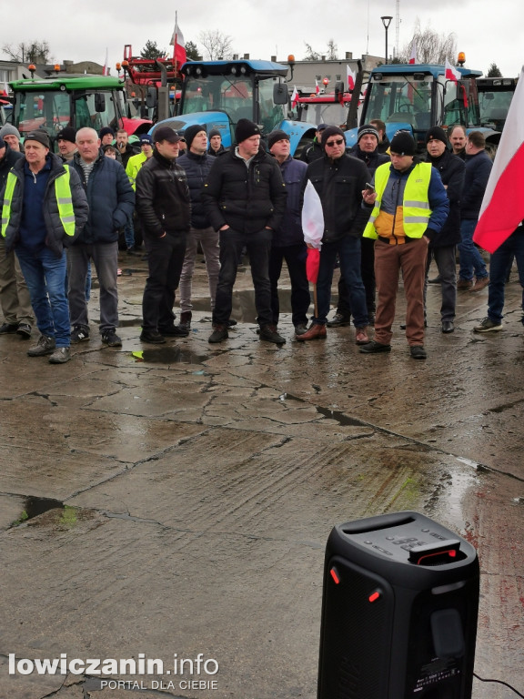 Protest rolników w Strykowie