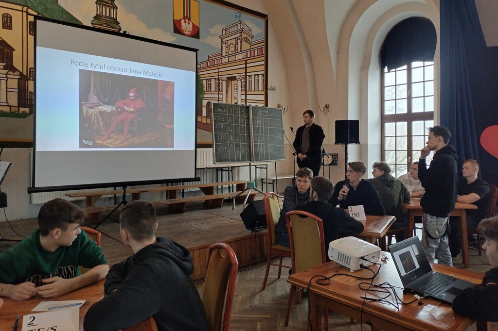 Jan Matejko życie i twórczość - konkurs w ZST w Łowiczu