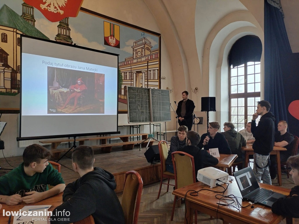 Jan Matejko życie i twórczość - konkurs w ZST w Łowiczu