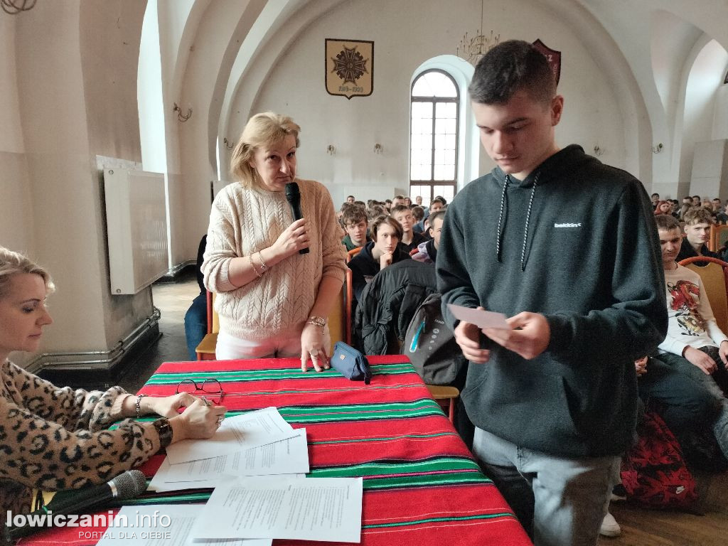 Jan Matejko życie i twórczość - konkurs w ZST w Łowiczu