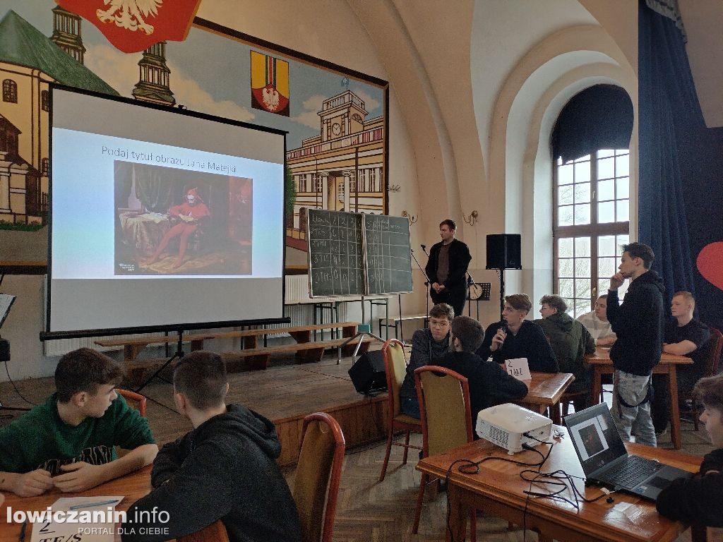 Jan Matejko życie i twórczość - konkurs w ZST w Łowiczu
