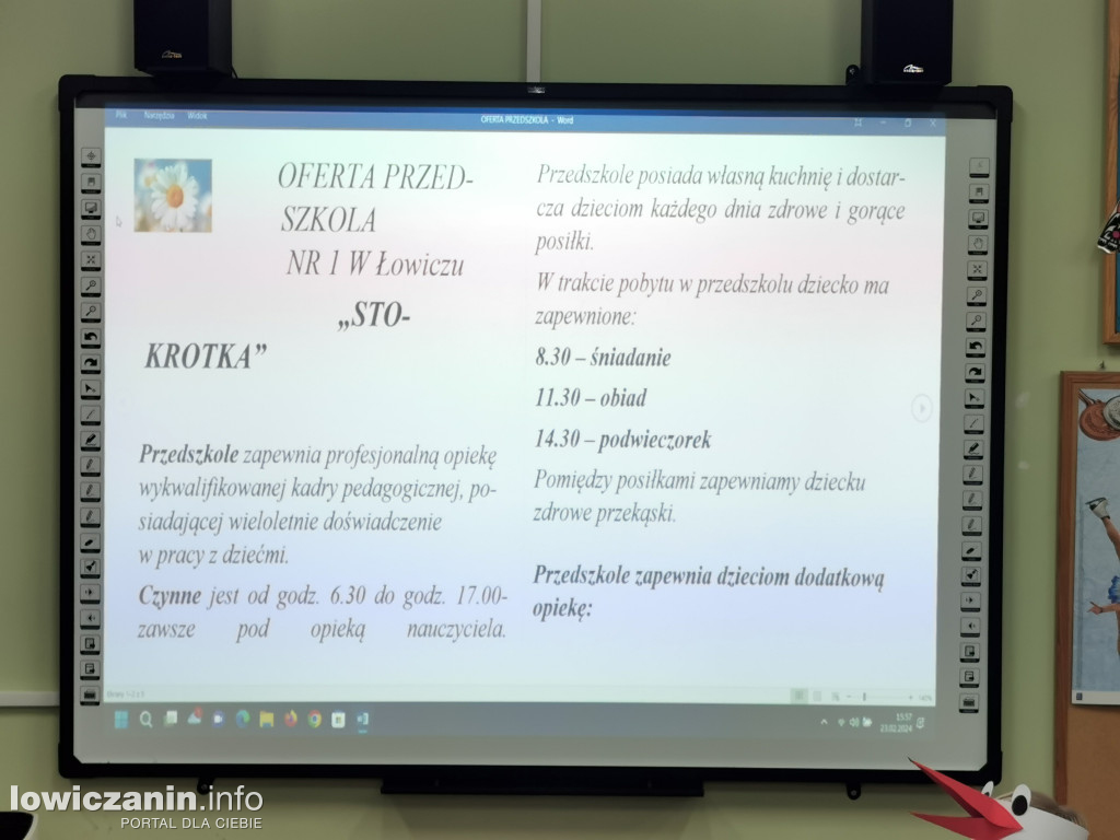Dzień otwarty w Przedszkolu nr 1 w Łowiczu