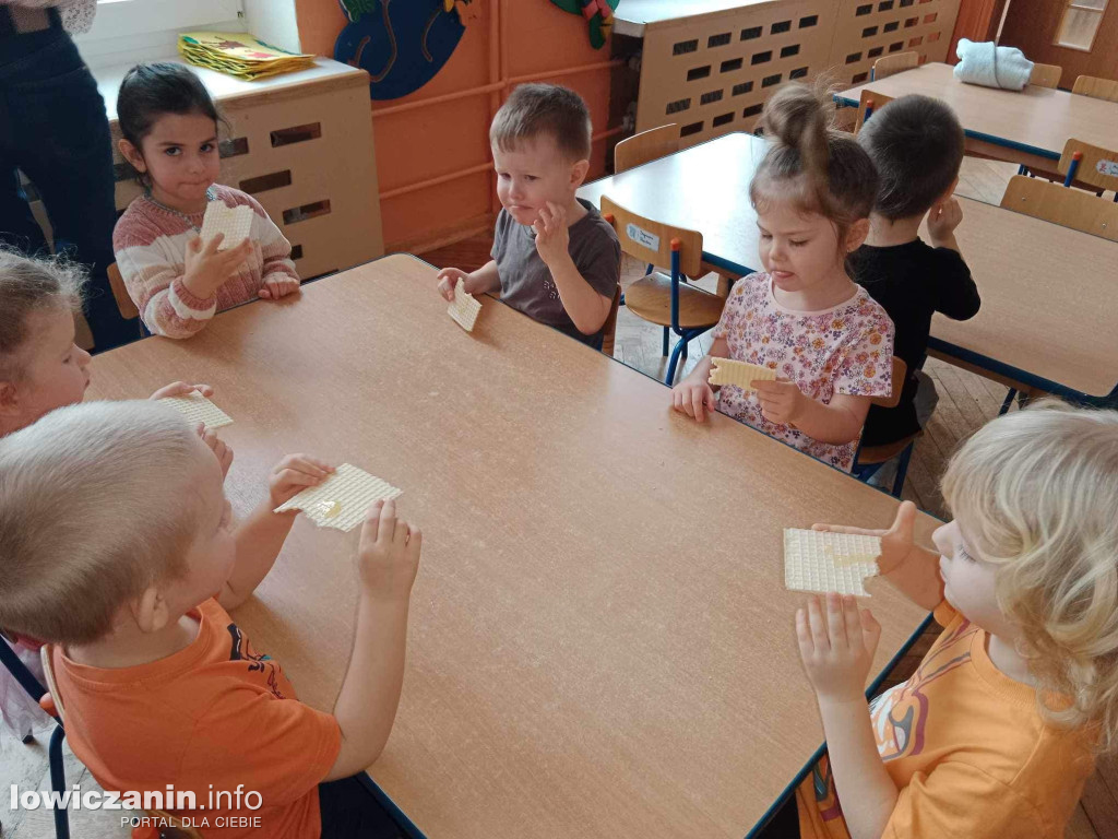 Pogadanka o pszczołach w Przedszkolu nr 3 w Łowiczu.