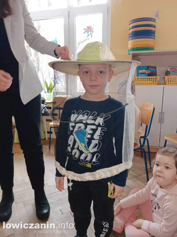 Pogadanka o pszczołach w Przedszkolu nr 3 w Łowiczu.