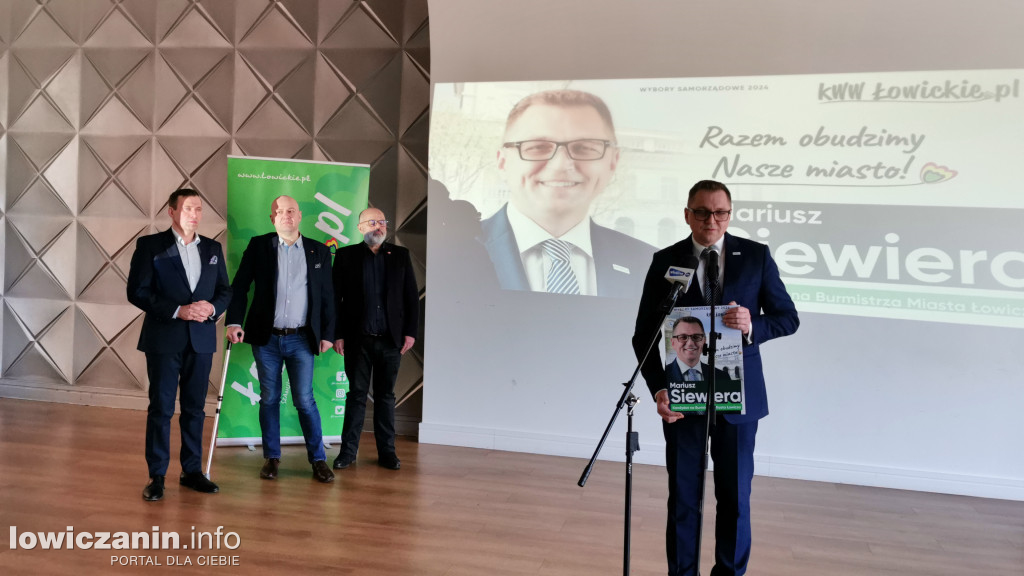 Poparcie w wyborach dla Mariusza Siewiery