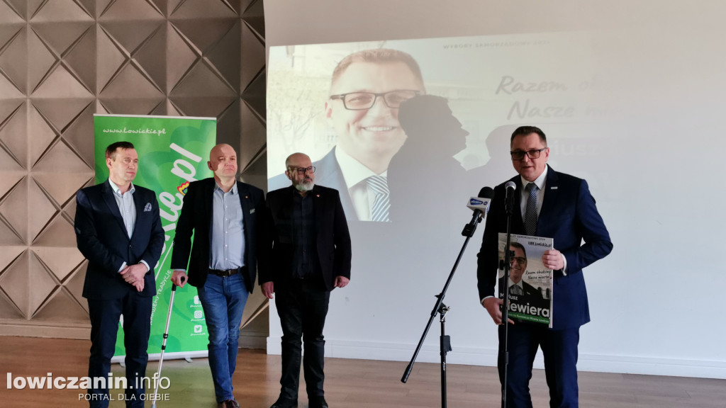 Poparcie w wyborach dla Mariusza Siewiery