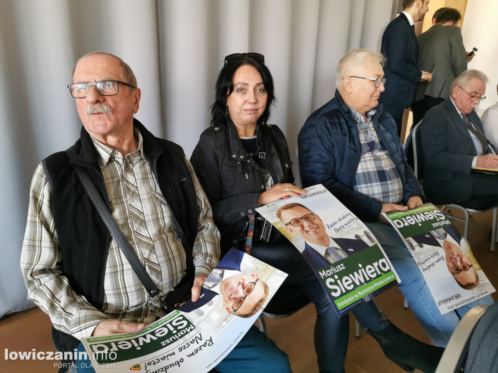 Poparcie w wyborach dla Mariusza Siewiery