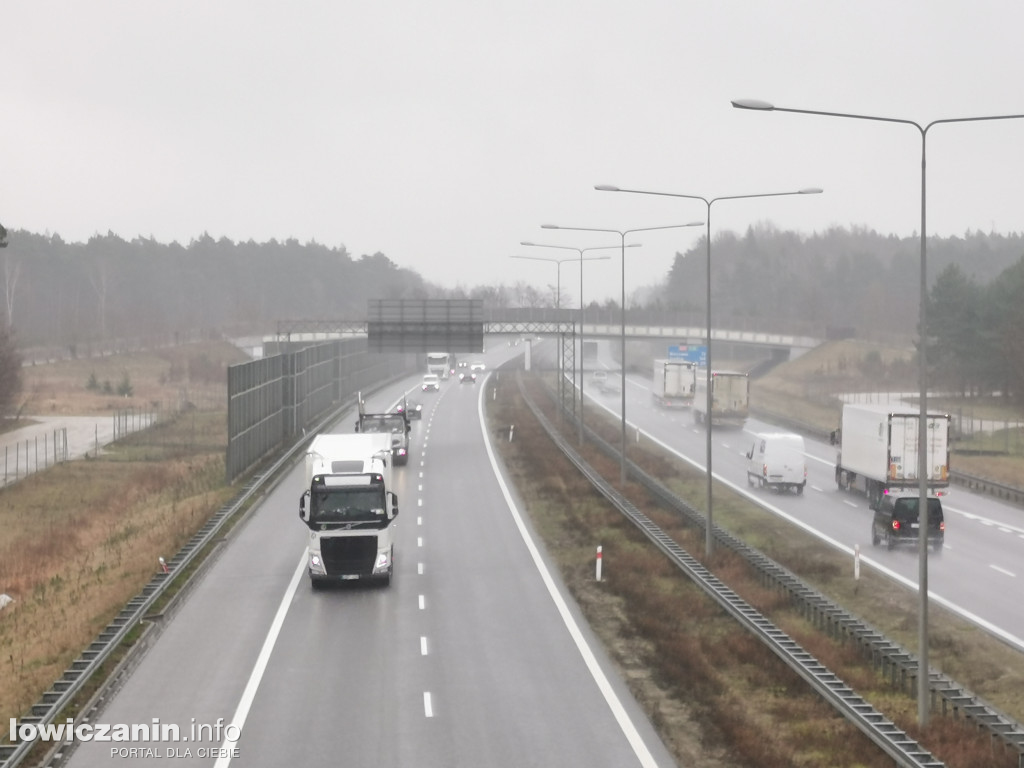 Węzeł A2 Skierniewice zablokowany na 72 godziny