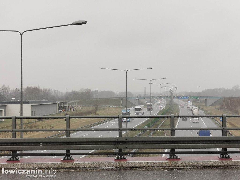 Węzeł A2 Skierniewice zablokowany na 72 godziny