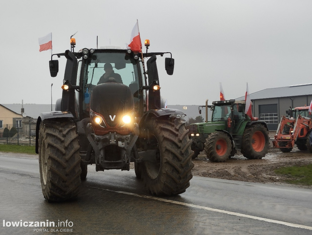 Protest rolników we Wrzeczku