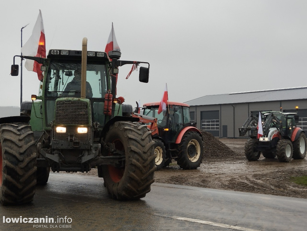 Protest rolników we Wrzeczku