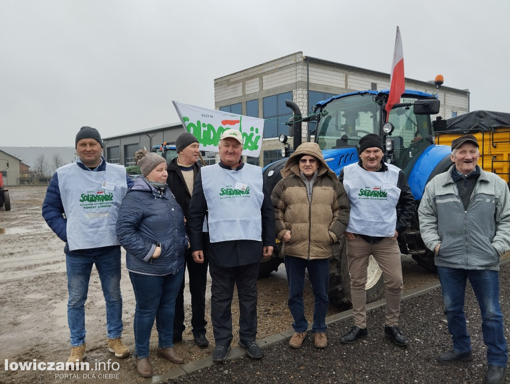 Protest rolników we Wrzeczku